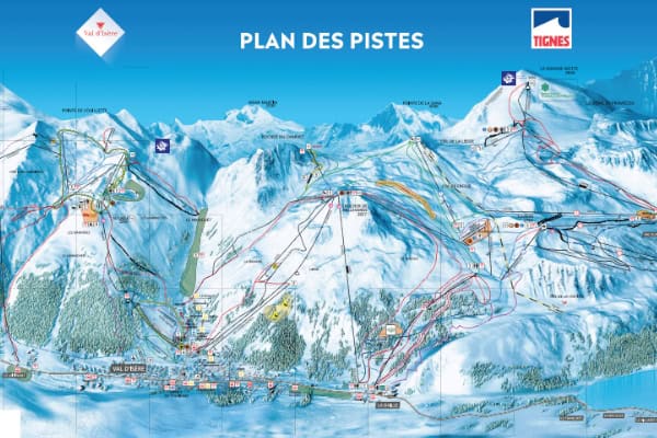Plan des pistes